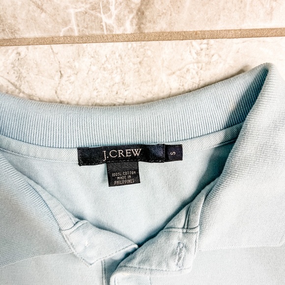 J. Crew Light Blue Cotton Polo Size Small - Picture 4 of 6